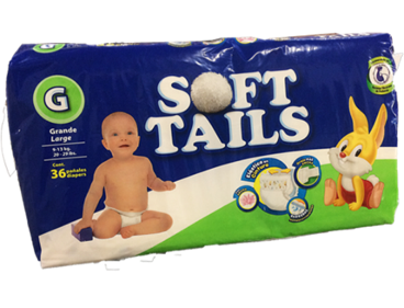 SOFT TAILS GRANDE  PAÑAL C/40     C/4 - Producto de Abarrotes Varios en Super La Bodeguita